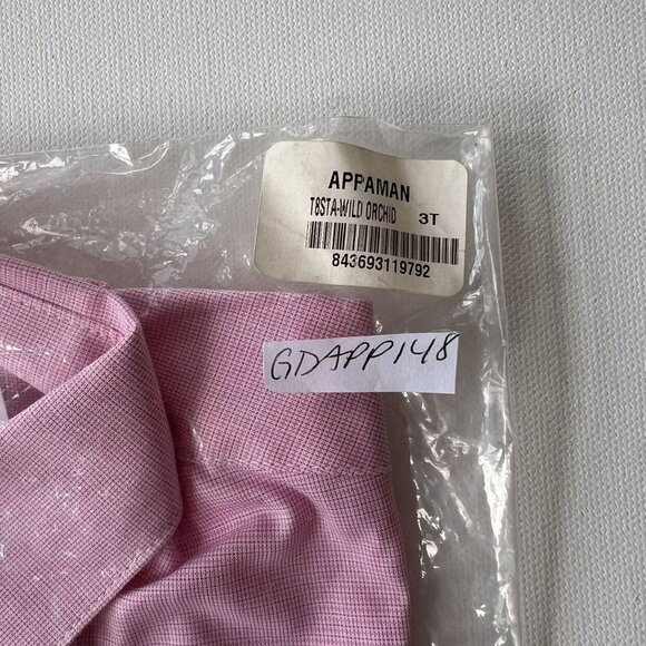 NWT Appaman Fine Tailoring Standard Shirt In Wild Orchid - Picture 7 of 8